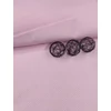 mintás pamutvászon /rózsaszín-fehér pöttyös 2mm