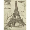 mintás pamutvászon /párizsi élet (Eiffel-torony 25.2cm×40cm) /drapp