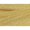 mintás pamutvászon /halacskás (pöttyös hal 2.6cm×1.3cm) /sárga