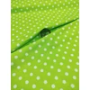 mintás pamutvászon /pöttyös (12mm) /kiwi