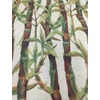 mintás LONETA vastag vászon DIGITAL PRINT /bambuszerdő (bambusz vastagsága 1.6cm) /világos drapp