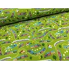 mintás fürdőruha jersey /vonatozás vidéken (fehér-piros vonat 9.5cm×1.4cm) /kiwi
