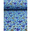 mintás fürdőruha jersey /cápa világ (legnagyobb 9.5cm×4.7cm) /türkizkék