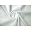 Fehér egyszínű 95% viszkóz 5% elasztán, 180cm széles viszkóz jersey.