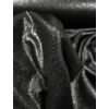 elasztikus poly jersey /csillogó FOIL pöttyökkel /feket-ezüst