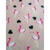 2 oldalas mintás wellsoft /flamingó-szív /rózsaszín