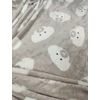 mintás wellsoft /plüsskutya (kutyafej 13,3cm*8,1cm) /mogyoró-törtfehér
