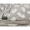 mintás wellsoft /plüsskutya (kutyafej 13,3cm*8,1cm) /mogyoró-törtfehér