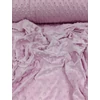 minky dot /dirty pink