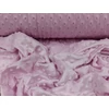 minky dot /dirty pink