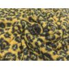mintás buklé szövet /leopárd mintás (legnagyobb minta 5.7cm×7.3cm) /mustársárga-fekete
