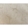 elasztikus jacquard szövet /bordázott vadrózsák /krém