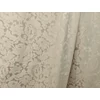 elasztikus jacquard szövet /elegáns virágok /drapp II.osztály