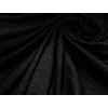 elasztikus jacquard jersey /absztrakt mintás /fekete