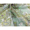 mintás felhő voile /Perzsa szellő (lila tulipán forma 6,5cm×5cm) /fehér-menta