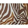 mintás flokon /zebra-mintás /barna-fehér