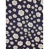 mintás flokon /kedves kis virágok (legnagyobb virág 4cm×4,3cm) /sötétkék