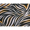 mintás flokon /zebra minta /fekete-sárga