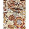 mintás flokon /terrakotta-barna mandalák (nagy barna mandala 13.5cm×14.5cm) /drapp