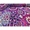 mintás flokon /mandala kollázs (1 kör átmérője 63cm) /pink-lila