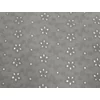 madeira anyag /kisvirágok sorban (virág 2cm×2cm) /szürke
