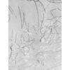 mintás puplin /burnout /fekete rajzolt virágok (virág szárral 7.5cm×11cm) /fehér