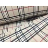 mintás flanell /Burberry kockás (legnagyobb drapp kocka 5,3cm*6,3cm) /drapp-fehér