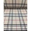 mintás flanell /Burberry kockás (legnagyobb drapp kocka 5,3cm*6,3cm) /drapp-fehér