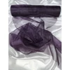 organza /36cm széles /padlizsán lila (10 yard)