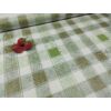 viaszos vászon /négyzetrácsos (krém négyzet 4.8cm) /zöld