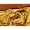 egyszínű elasztikus szatén /arany