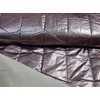 steppelt anyag /vízlepergetős /sávos (sáv 10cm) /metál mályva