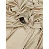 egyszínű elasztikus szatén /Armani /selymes beige