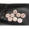 dekorációs műanyag gomb /glitteres virág (13mm) /rózsaszín-ezüst