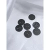 kétlyukú műanyag gomb /15mm /sötétbarna