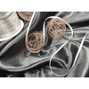 egyszínű szatén szalag (3,5mm) /szürke