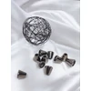 műanyag zsinórvég /4,5mm /nikkel-fekete
