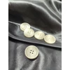 négylyukú műanyag gomb /25mm /steppelt mintás /beige