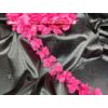 díszítő tüll paszomány szalag /pillangó (65mm) /sötét rózsaszín