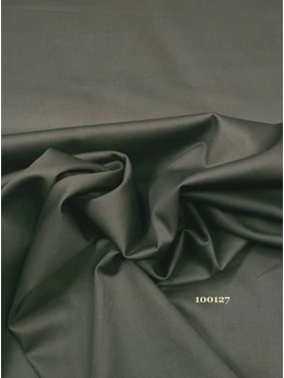 elasztikus selyemfényű vászon /Q7 /szürkés khaki(FÉLMÉTER)