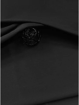egyszínű munkaruha vászon /kevertszálas twill(195GSM) /fekete