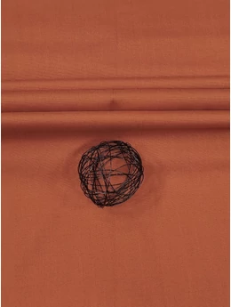egyszínű vászon / cross slub canvas /terrakotta(FÉLMÉTER)