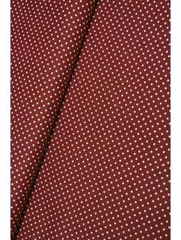 mintás pamutvászon /pöttyös (2mm) /bordó