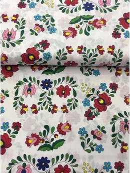 mintás pamutvászon /népi /kalocsai