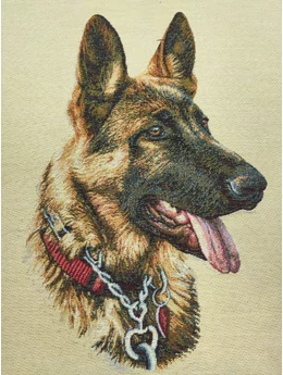 párna panel /németjuhászos (németjuhász 27.1cm×41.5cm) /natúr