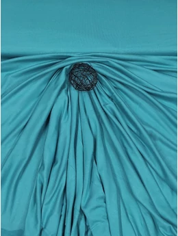 egyszínű viszkóz jersey /aqua kék