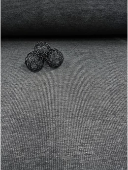 bordás viszkóz jersey /melange /sötétszürke