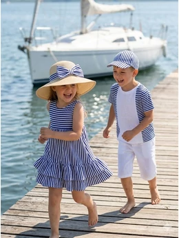 mintás 100% pamut jersey /csíkos (5mm) /sötétkék