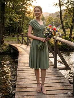 elasztikus egyszínű pamut jersey /khaki