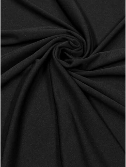 elasztikus jersey /micropolyester /fekete